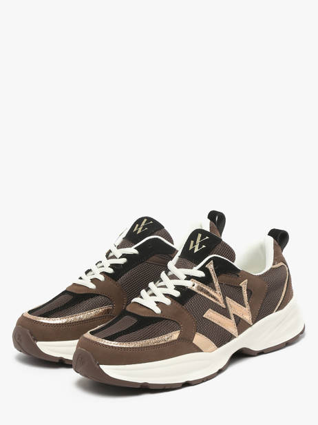 Sneakers Vanessa wu Bruin women BK2811CH ander zicht 2